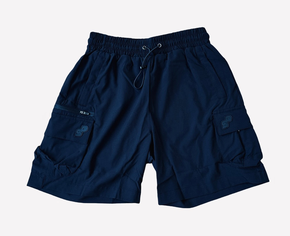 POSTCODE CARGO SHORTS BLACK